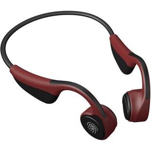 V9 Beengeleiding Hoofdtelefoon Waterdichte Flexibele Pijnloos Stereo Muziek Oortelefoon Bluetooth Draadloze Running Rijden Roze Headsets