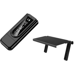 Adjustable Sn Top Shelf Desktop Computer Monitor Shelf & K9USB 5.0 Bluetooth Receiver AUX Bluetooth Adapter