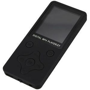 Mini Mp3 Speler Met Ingebouwde Speaker Draagbare MP3 Lossless Geluid Muziekspeler Fm Recorder MP3 Speler Zwart