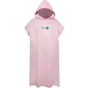 Unisex Volwassen Veranderende Gewaad Badhanddoek Hooded Strandlaken Poncho Badjas