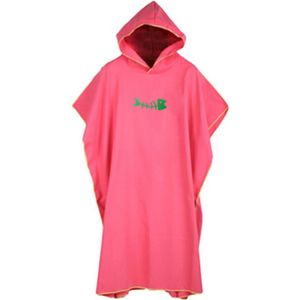 Unisex Volwassen Veranderende Gewaad Badhanddoek Hooded Strandlaken Poncho Badjas