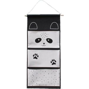 Doek Closet Organizer Opknoping Organisator 3 Pocket Cartoon Dier Muur Opknoping Opbergtas Boek Speelgoed Decoratives Opknoping Tas