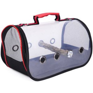 Transparante Pet Papegaai Handtas Draagtas Kooi Outdoor Reizen Ademend Vogel Schoudertas Vogel Carrying Benodigdheden Voor Papegaaien