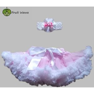 Baby Rok Meisjes Petti Tutu Rok Zachte Pluizige Met Hoofdband Twee Stuks Set Baby Verjaardagsfeestje Rok Peuter Kids Kleding