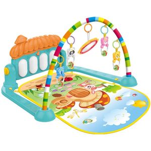 Baby Kick En Spelen Piano Gym Mat Rack Zuigeling Muziek Fitness Rack Rammelaar Speelgoed Spelen Kruipen Mat Educatief Speelgoed Voor 0-18 Maanden