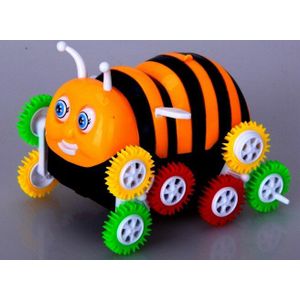 Cartoon Elektrische Speelgoed Auto Little Bee Skip Automatisch Draaien Kinderen Vreemde Elektronische Plastic Educatief Batterij