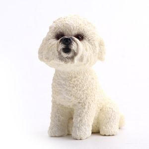 Producten Mini Solid Poedel Hond Model Realistische Vip Krullend Honden Kinderen Speelgoed Decoratie