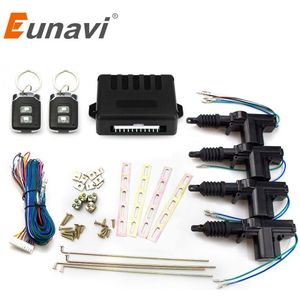 Eunavi Universele Auto Deurslotaandrijving 12-Volt Motor (4 Pack) auto Centrale Controle Remote Vergrendeling Keyless Entry System