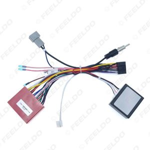 Feeldo Auto Media Speler Power Kabel 16 Pin Adapter Voor Android Mazda 3/5/7/8/CX-7 Met Canbus Box Radio Kabelboom # HQ4369