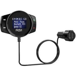 Onever Dual Usb-poort Bluetooth Fm-zender Auto MP3 Speler Modulator Handsfree Car Kit Fast Charger Adapter voor iPhone X