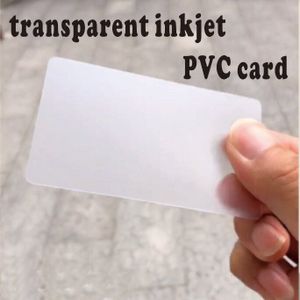 230 Stuks Inkjet Transparant Printable Blankpvc Card Lidmaatschap Id Business Card Voor Epson Of Canon Inkjet Printers