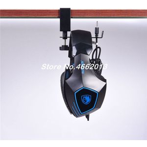 2 stks/partij Internet cafe headset beugel esport gaming headset accessoires 360 graden draaibare metalen oortelefoon haak