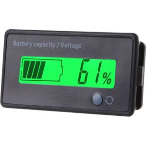 12V-84V Lood-zuur Batterij Capaciteit Indicator Voltage Meter Voltmeter Lcd Monitor