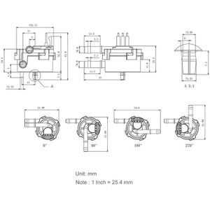 5-18V 6Mm Slang Barb End Aanvoervoeler 75-570 Ml/min 3% Err Voor Drinken machine Boiler Koffie Machine