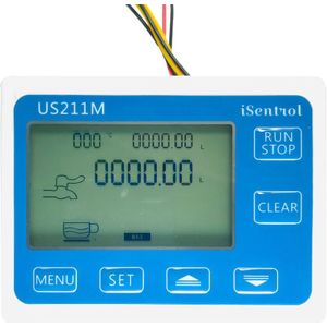 US211M USN-HS21TS-3 0.3-4LPM Flow Meter Totalisator Flow Meting Met Water Flow Sensor G1/2 ""Turbine Flowmeter goedkope Meter