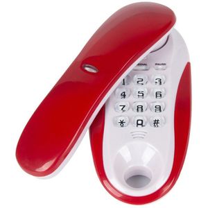 Eenvoudige Trimline Vaste Telefoon Wandmontage Bureau Telefoon Vaste met Pauze/Herhalen/Flash voor Kantoor Bedrijf Hotel thuis