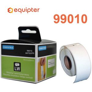 99010 Label 28 Mm * 89 Mm Thermisch Papier Compatibel Voor Dymo Labelwriter 400 450 450Turbo Printer Slp 440 450 130 Pcs/Roll