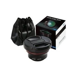 Ordro Groothoek Lens Voor AC3 AC5 AC7 4K Video Camcorder Lens 1080P Full Hd Camera 37Mm 0.39X Lens Met Macro Video-opname