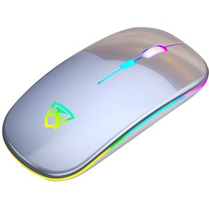 Draadloze 2.4G Ergonomische Mute Oplaadbare Led Backlit Gaming Mouse Voor Pc Laptop Ergonomische Mute Backlight Draadloze Muis Muizen