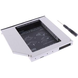 12.7 Mm Aluminium 2nd Hdd Caddy Ide Naar Sata 2.5 ""Hdd Ssd Case Harde Schijf Behuizing