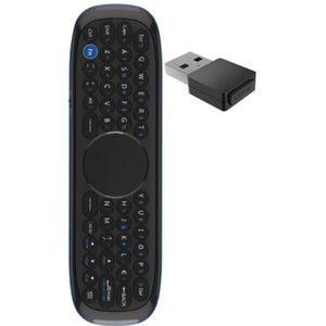 W2 Air Mouse Voice Functie Gyro Sensing Wireless Keyboard Remote Engels Versie Voor Smart Tv Box/Mini Pc/projecter