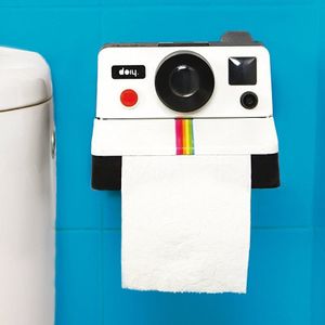 Creatieve Tissue Doos Retro Polaroid Camera Vorm Geïnspireerd Tissue Dozen Wc Papierrolhouder Box Badkamer Retro Decor