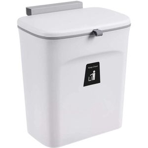 Keuken Compost Bin Voor Counter Top Of Onder Gootsteen, Opknoping Kleine Prullenbak Met Deksel, mountable Indoor Compost Emmer