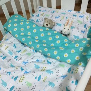 Gratis shipp 3 Pcs 100% Katoen Wieg Beddengoed Kit Cartoon Baby Beddengoed Set Omvat Kussensloop Laken Dekbedovertrek zonder Vulmiddel