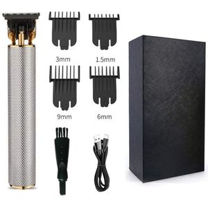 Electric Pro Clippers Barbershop Accessories Waterproof Rechargeable Cordless Close Cutting Trimmer Hair Clippers WH998