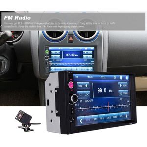 7 Inch Auto Radio MP5 Speler 2 Din Autoradio Fm/Usb/Tf Touch Screen Aux Bluetooth Radio Cassette speler Met Mirrorlink Functie