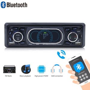 Auto Radio 1din Autoradio Aux Ingang Ontvanger Bluetooth Stereo Radio MP3 Multimedia Speler Ondersteuning Fm/MP3/Wma/usb/Sd-kaart