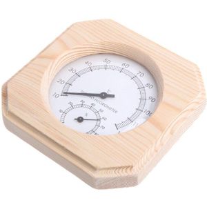 Sauna Hout Thermometer Hygrometer Hygrothermograph Temperatuur Instrument