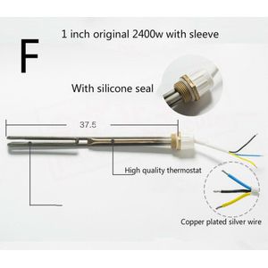 Elektrische Boiler Verwarmingselement Elektrische Verwarming Staaf Voor Zonneboilers Elektrische Verwarmingselementen 1 Inch 3/4 Inch