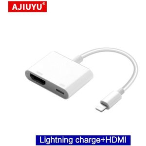 Ajiuyu Usb Lightning Otg Hub Voor Ipad Air 2 3 Pro Mini 4 5 10.2 9.7 10.5 Tablet Hdmi Adapter converter Aansluiten Toetsenbord Muis