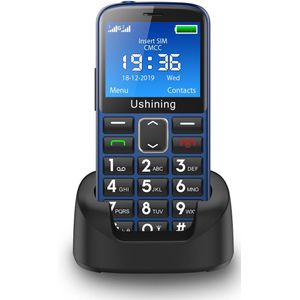 2G Grote Knop 1000Mah Geluid Loundly Mobiele Telefoon Voor Ouderen Unlocked Senior Met Sos Engels Toetsenbord