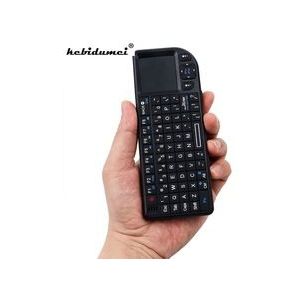 Spanish/Russian/English 3 in 1 mini Handheld 2.4G RF wireless Keyboard With Touchpad Mouse For PC Notebook Smart TV Box