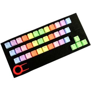Vervanging 37 Toetsen Keyboard Mode Backlit Pbt Gaming Schakelaars Keycap Set Kleurrijke Mechanische Computer Accessoire