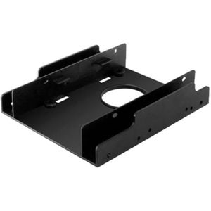 3.5 Inch to 2.5 Inch SSD/HDD Hard Drive Drive Bay Adapter Mounting Bracket Converter,Double Bay
