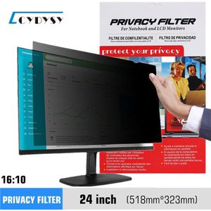 24 inch Privacy Screen Filter anti-gluren Protector film voor 16:10 Breedbeeld Computer 518mm * 323mm