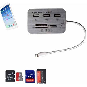 Voor iPad4/iPad Mini/iPad 5/iPad mini 2 USB HUB Camera Connection Kit SD/ TF Kaartlezer Adapter iOS 12