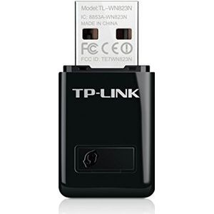 Wifi Adapter TP-LINK Mini TL-WN823N 300N 2.4 Ghz Qss Usb Zwart