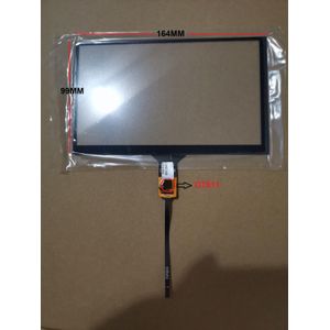 7 inch capaciteit touch screen 6 pins 164*99 MM IC: GT911 GT9157 voor auto dvd GPS touch panel