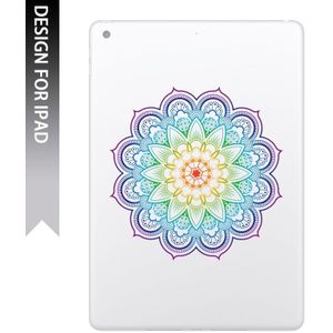 Mandala Bloem Kleurrijke Laptop Sticker Voor Apple 7.9 ""9.7"" 10.5 ""11"" 12.9 ""Ipad Mini Pro air Oppervlak Boek Decal Notebook Huid