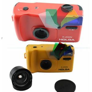 Holga K200N K200 N 35mm 135mm Fisheye Lens Kleur Flash lomography Film Camera