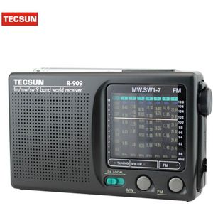 Tecsun R-909 Fm/Mw/Sw 9 Band Woord Ontvanger Draagbare Radio Stereo Tecsun R909 Radio