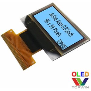 0.83 Inch Oled Lcd Display Extension Micro Blauw 0.83 Inch Blueray