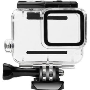 Gosear 10 m Onderwater Waterproof Case Shell Behuizing W/Touch Screen Back Cover voor Gopro Hero 7 Zilver Wit sport Actie Camera