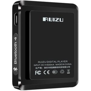 Ruizu M5 Sport Bluetooth MP3 Speler 8 Gb 16 Gb Volledige Touch Screen Mini Clip Muziekspeler Met Fm, opname, E-Book, Klok, Stappenteller