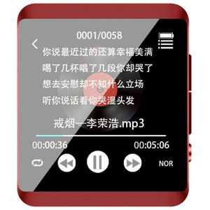 Ruizu M5 Sport Bluetooth MP3 Speler 8 Gb 16 Gb Volledige Touch Screen Mini Clip Muziekspeler Met Fm, opname, E-Book, Klok, Stappenteller