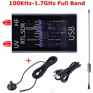 100Khz-1.7Ghz Volledige Band Uv Hf RTL-SDR Usb Tuner Ontvanger/R820T + 8232 Ham Radio